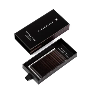 Наращивание ресниц CLASSIC MATTE DARK BROWN KASKADERKA — изображение 6