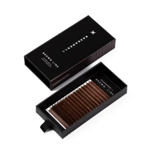 Наращивание ресниц CLASSIC MATTE LIGHT BROWN KASKADERKA — изображение 6