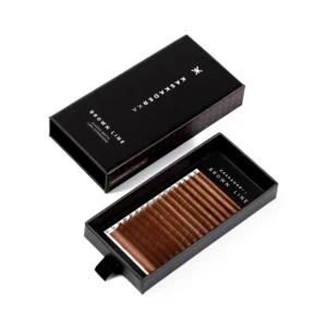 Наращивание ресниц CLASSIC MATTE TOFFEE BROWN KASKADERKA — изображение 3