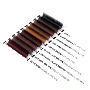 Наращивание ресниц CLASSIC MATTE LIGHT BROWN KASKADERKA — изображение 3