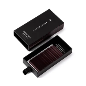 Наращивание ресниц KASKADERKA® CLASSIC MATTE MEDIUM BROWN — изображение 5