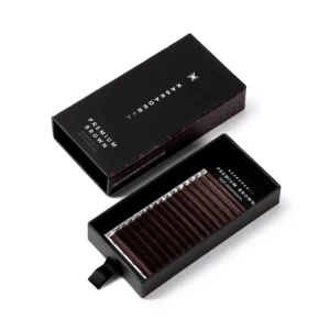 Наращивание ресниц KASKADERKA® CLASSIC MATTE MEDIUM BROWN — изображение 4