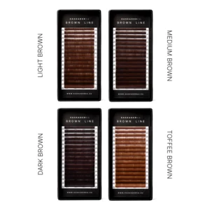 Наращивание ресниц KASKADERKA® CLASSIC MATTE MEDIUM BROWN — изображение 13