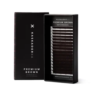 Наращивание ресниц KASKADERKA® CLASSIC MATTE MEDIUM BROWN — изображение 7