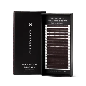 Наращивание ресниц KASKADERKA® CLASSIC MATTE MEDIUM BROWN — изображение 9